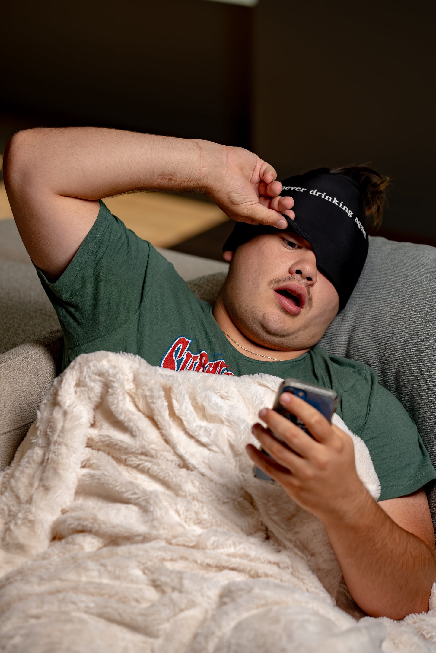 never drinking again. - Hangover Hat