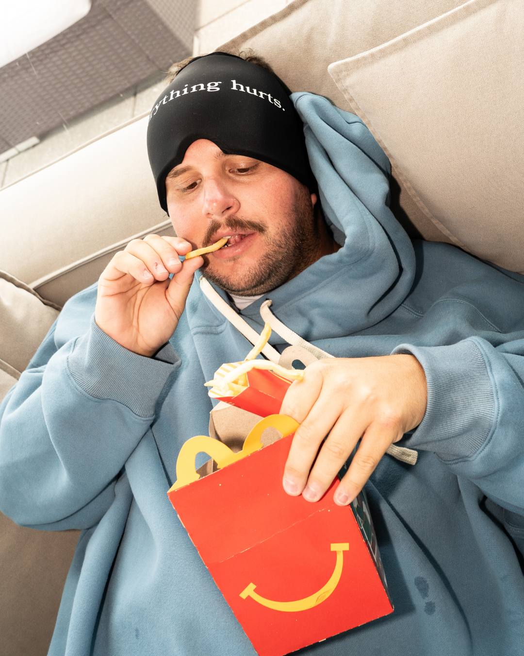 sunday scaries set - hangover hugg + huggable combo - Hangover Hat