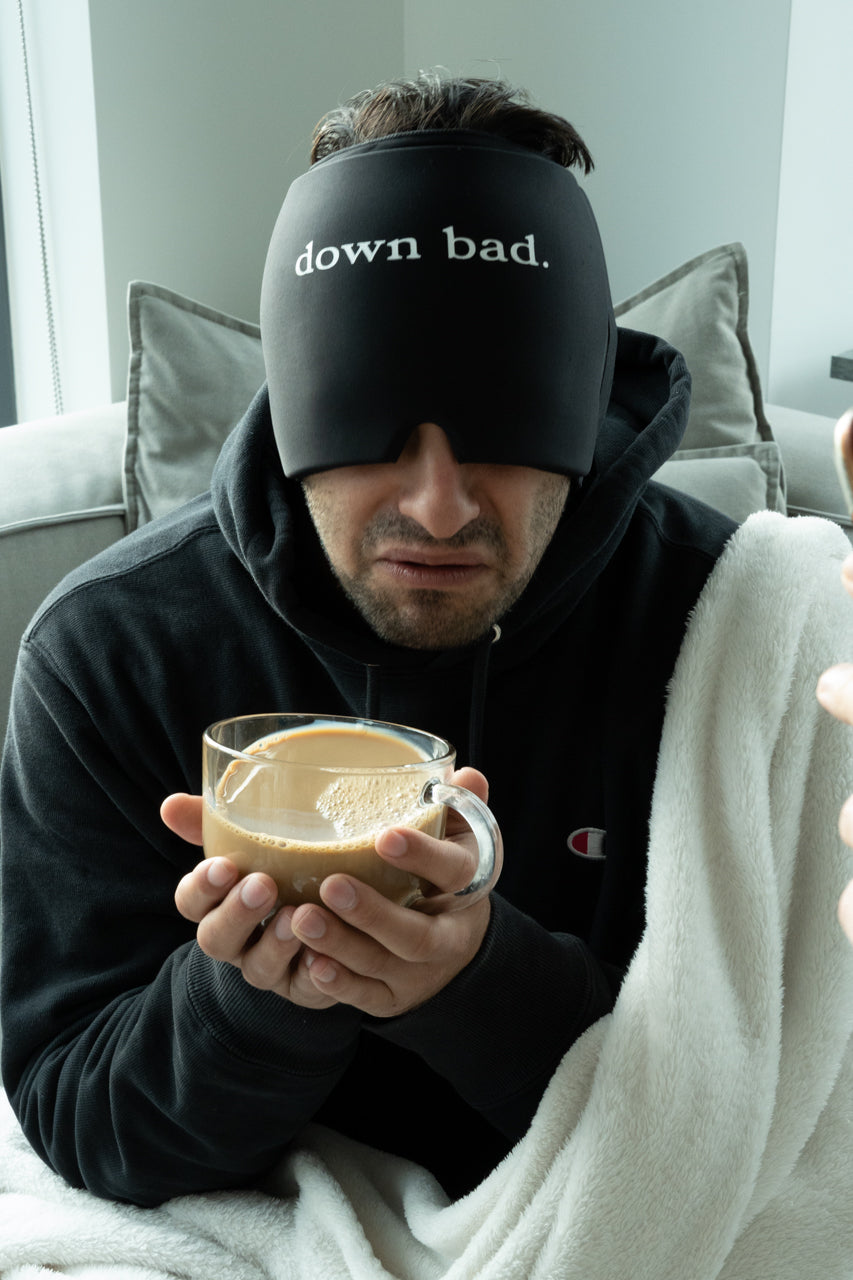 "down bad." hangover hugg - Hangover Hat